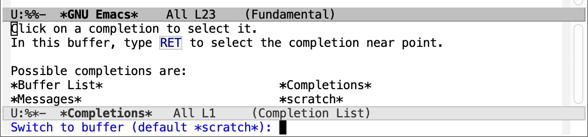 C-x bで補完しようとしたEmacs